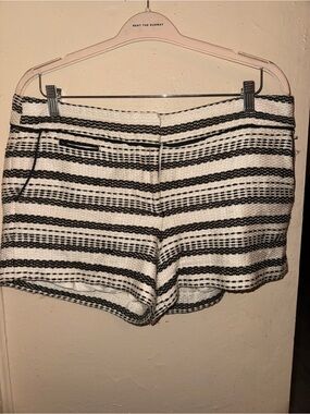 Ann Taylor LOFT Tweed Striped Shorts | Size 12